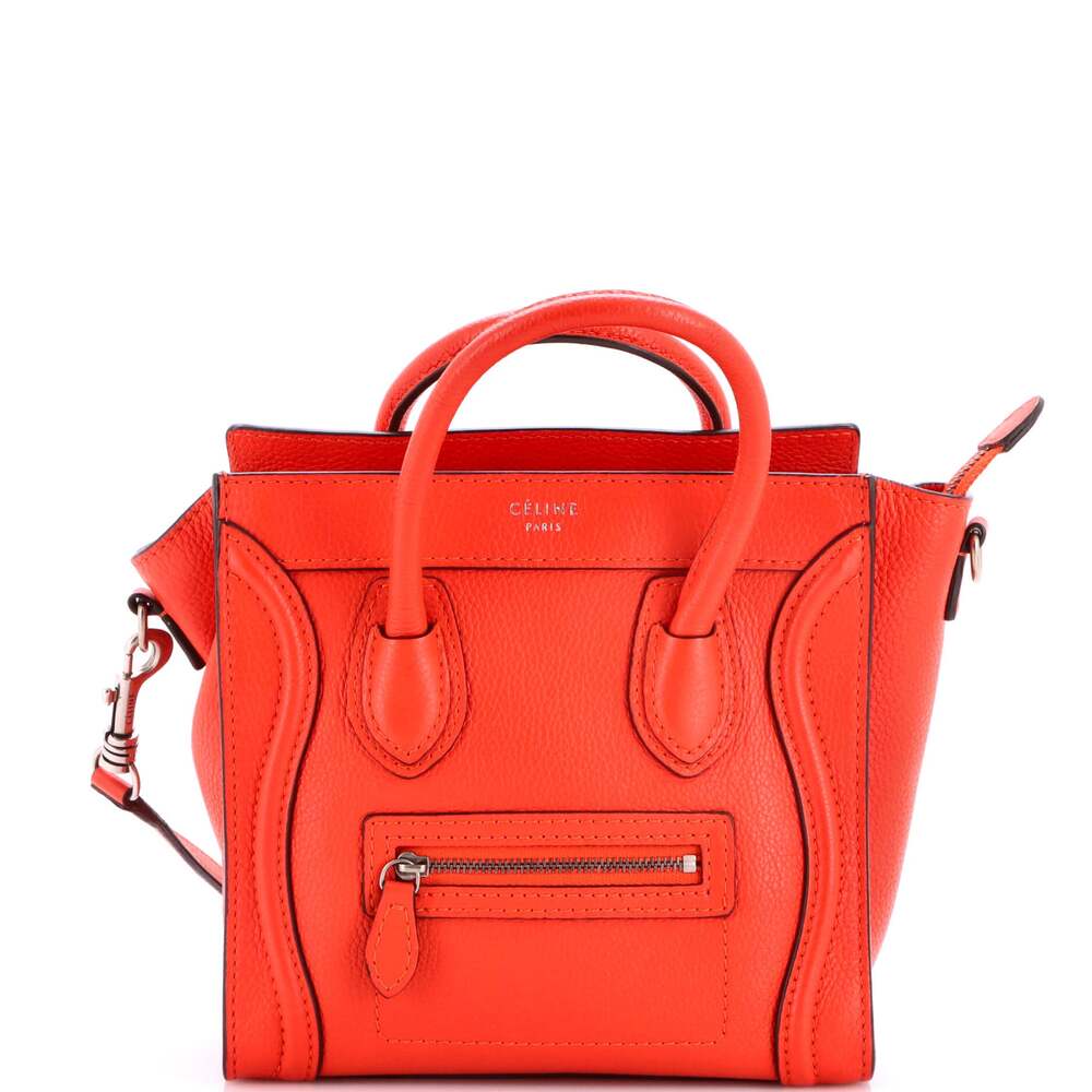 Celine Luggage Bag Grainy Leather Nano #336906C15B